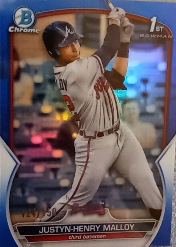 2023 Bowman #BCP-51 Chrome Prospects - Blue Refractor /150 (1st)