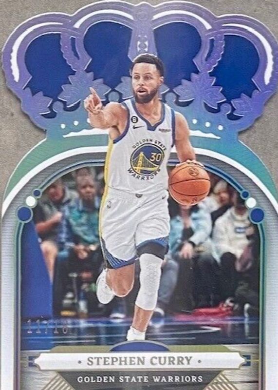 Stephen Curry 2022 Crown Royale #45 Asia Silver /18 SGC 10