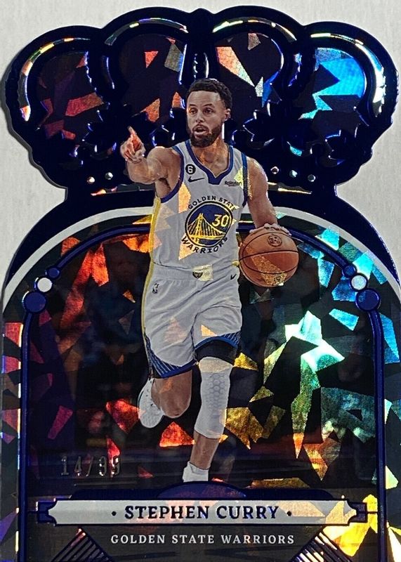 Stephen Curry 2022 Crown Royale #45 Blue Crystal /99 RAW