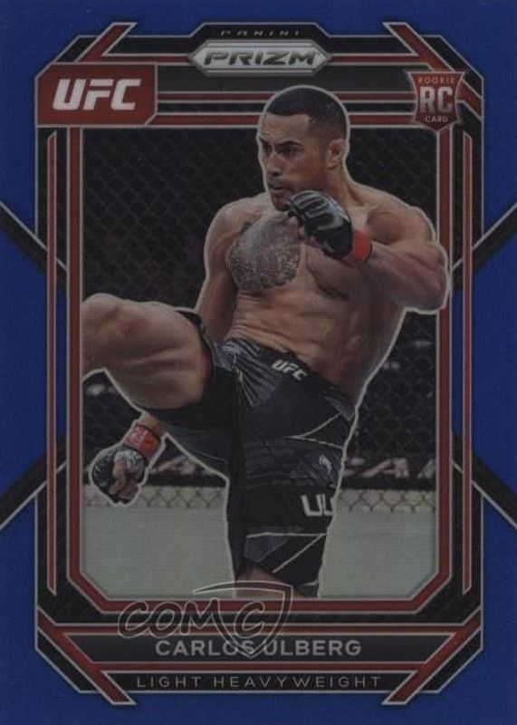 Carlos Ulberg 2023 Prizm UFC #134 Blue /175 Rookie PSA 10