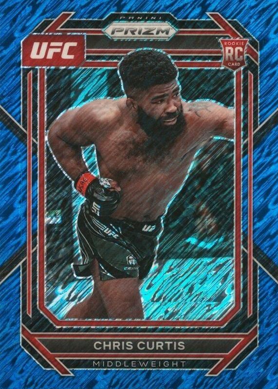 2023 Prizm UFC #105 Blue Shimmer /10