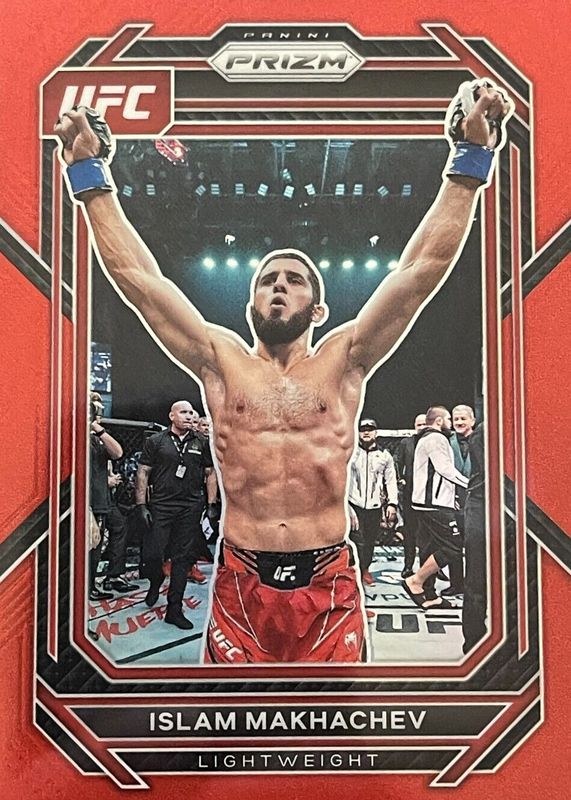 Islam Makhachev 2023 Prizm UFC #177 Red /199 SGC 9.5