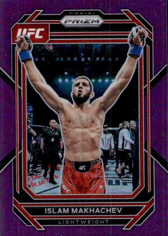 Islam Makhachev 2023 Prizm UFC #177 Purple /149 SGC 10