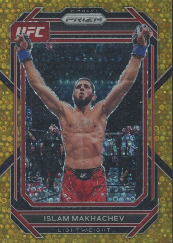 Islam Makhachev 2023 Prizm UFC #177 Under Card Gold /10 PSA 10