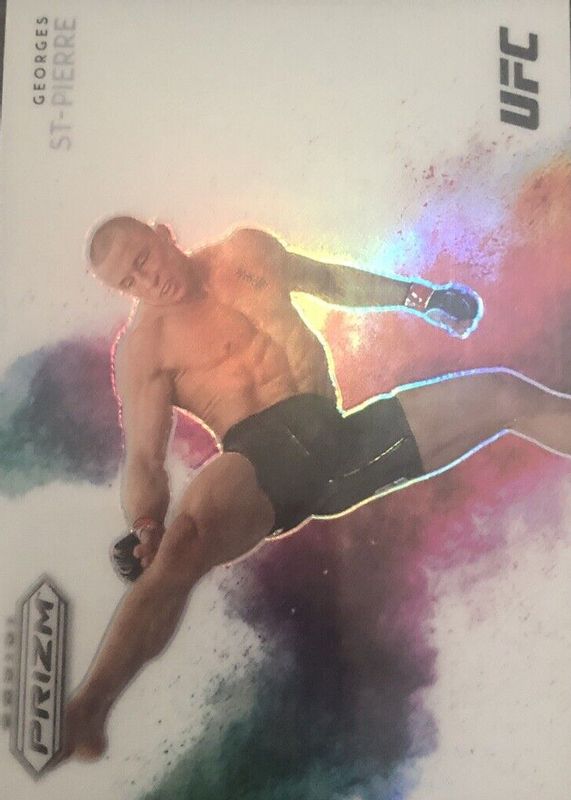 Georges St-Pierre 2023 Prizm UFC #2 Color Blast /(SSP) PSA 10