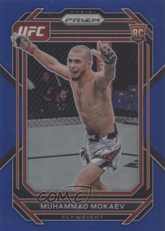 Muhammad Mokaev 2023 Prizm UFC #124 Blue /175 Rookie BGS 9.5