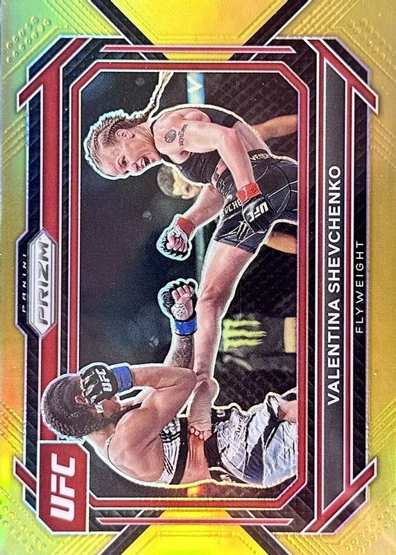 Valentina Shevchenko 2023 Prizm UFC #63 Gold /10 PSA 10