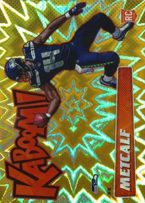 DK Metcalf 2019 Absolute #K-DK2 Kaboom! - Gold (Retail) /10 Rookie SGC 10