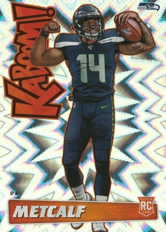 DK Metcalf 2019 Absolute #K-DK Kaboom! (Hobby) Rookie SGC 9.5