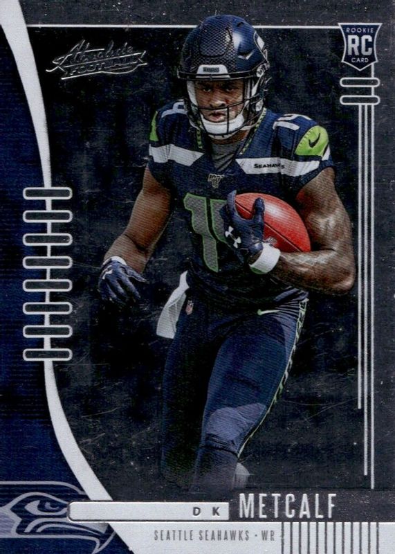 DK Metcalf 2019 Absolute #114 Base Rookie SGC 9.5