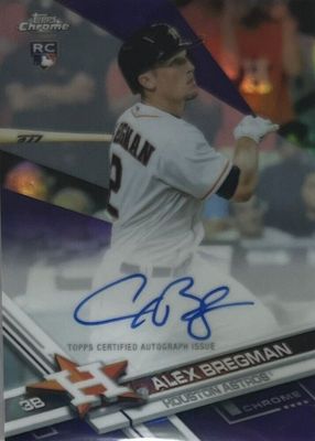 2017 Topps Chrome #RA-AB Rookie Auto - Purple Refractor /250