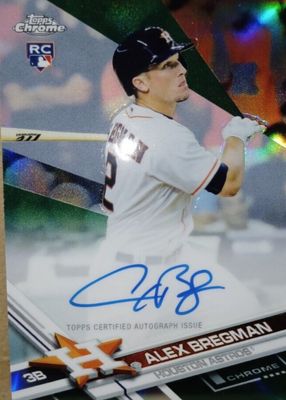 2017 Topps Chrome #RA-AB Rookie Auto - Green Refractor /99