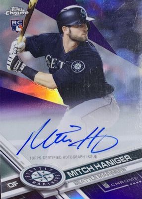 2017 Topps Chrome #RA-MH Rookie Auto - Purple Refractor /250