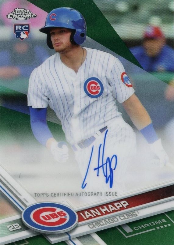 2017 Topps Chrome #RA-IH Rookie Auto - Green Refractor /99