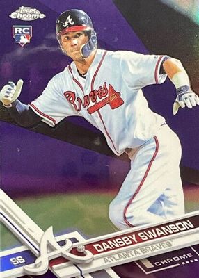 topps chrome DANSBY SWANSON 直筆サインカード 2024 Topps Cosmic Chrome - Autographs Dansby Swanson #CCA-DS