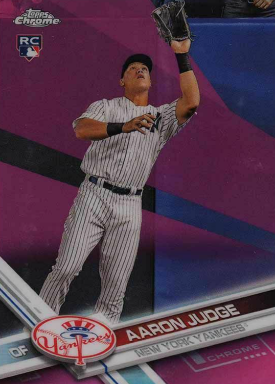 Aaron Judge 2017 Topps Chrome #169 Pink Refractor Price