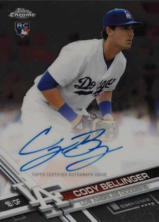 Cody Bellinger 2017 Topps Chrome #RA-CB Rookie Auto Price Guide 
