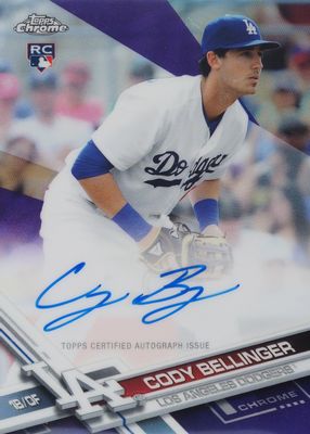 2017 Topps Chrome #RA-CB Rookie Auto - Purple Refractor /250