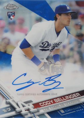 2017 Topps Chrome #RA-CB Rookie Auto - Blue Refractor /150