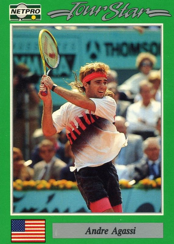 Andre Agassi 1991 NetPro #3 Base PSA 10