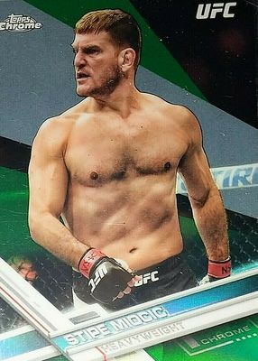 2017 Topps Chrome UFC #19 Green Refractor /99