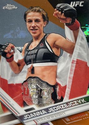 2017 Topps Chrome UFC #53 Orange Refractor /25