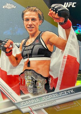 2017 Topps Chrome UFC #53 Gold Refractor /50