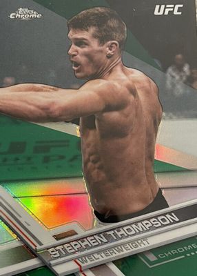 2017 Topps Chrome UFC #59 Green Refractor /99