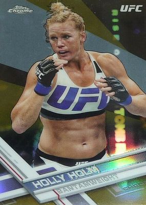 2017 Topps Chrome UFC #95 Gold Refractor /50