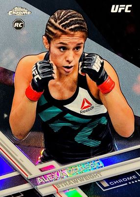 2017 Topps Chrome UFC #85 Black Refractor /10