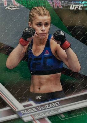 2017 Topps Chrome UFC #14 Green Refractor /99