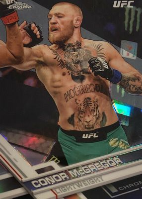2017 Topps Chrome UFC #97 Black Refractor /10