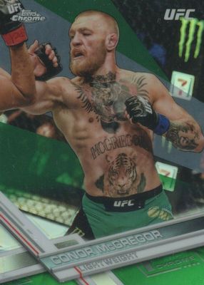 2017 Topps Chrome UFC #97 Green Refractor /99