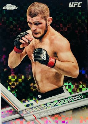 2017 Topps Chrome UFC #100 X-Fractor