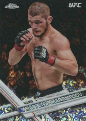 2017 Topps Chrome UFC #100 Diamond Refractor