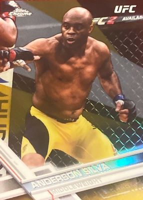 2017 Topps Chrome UFC #12 Gold Refractor /50
