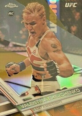 2017 Topps Chrome UFC #83 Gold Refractor /50