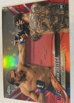 2018 Topps Chrome UFC #79 Red Refractor /5