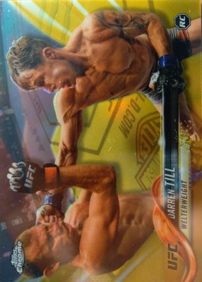 2018 Topps Chrome UFC #57 Gold Refractor /50