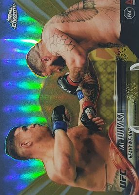 2018 Topps Chrome UFC #73 Gold Refractor /50