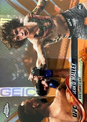 2018 Topps Chrome UFC #84 Orange Refractor /25