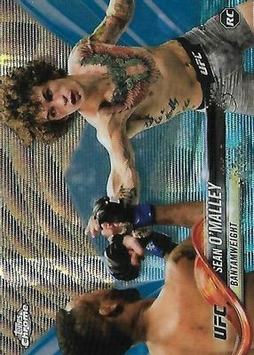 2018 Topps Chrome UFC #84 Blue Wave Refractor /75