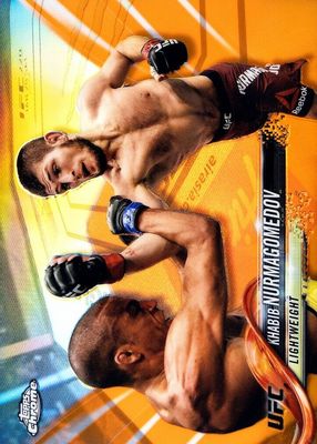 2018 Topps Chrome UFC #15 Orange Refractor /25