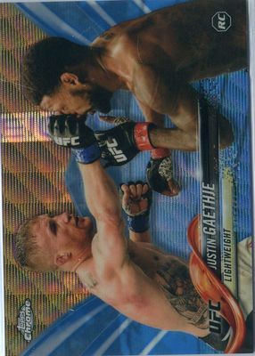 2018 Topps Chrome UFC #71 Blue Wave Refractor /75