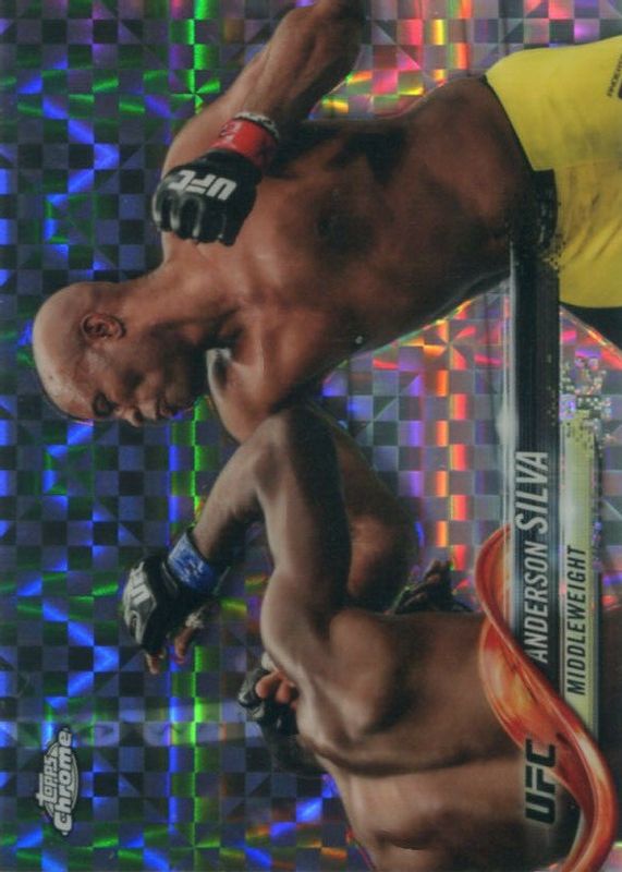 Anderson Silva 2018 Topps Chrome UFC #42 X-Fractor SGC 10