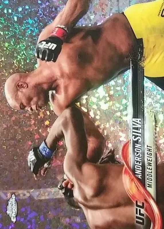 2018 Topps Chrome UFC #42 Diamond Refractor