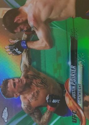 2018 Topps Chrome UFC #23 Green Refractor /99