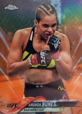 2018 Topps Chrome UFC #20 Orange Refractor /25