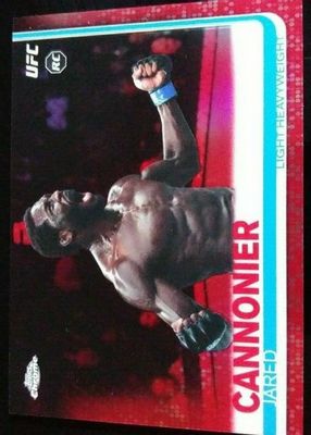 2019 Topps Chrome UFC #98 Red Refractor /5
