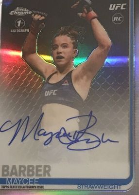 2019 Topps Chrome UFC #FA-MB Fighter Autographs (1st Auto)